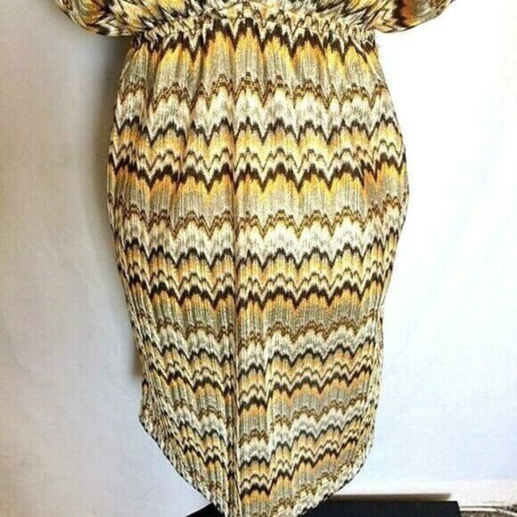 Charming Charlie Dress Size Large V Low Neckline and back Knee-length Pull Over - Picture 4 of 11